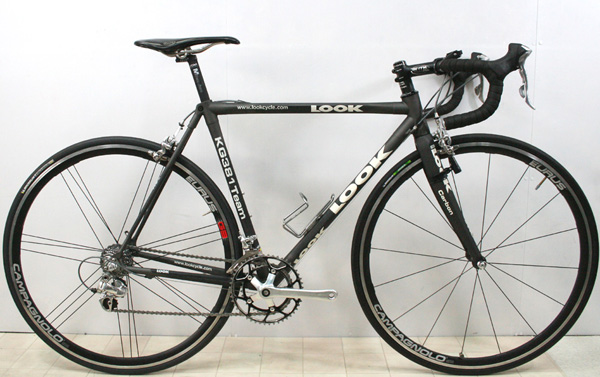今の愛車はこれ。LOOKKG381 Team　もう、古いけど、ホリゾンタルで細身でいまだにカッコイイ！